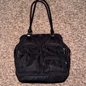 MZ WALLACE Eliza Bedford Luxury Designer Nylon Shoulder Handbag Tote Rare $385